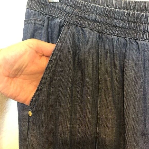 ELLEN TRACY Pants Women's Size Large Blue 100% Tencel/Lyocell Pull-On - Picture 10 of 14